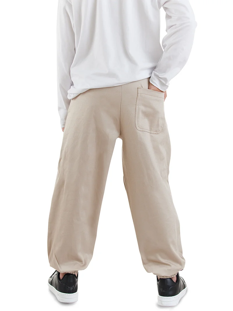 دينوكيدس بنطلون قطني تويل للأولاد بلون كاكي